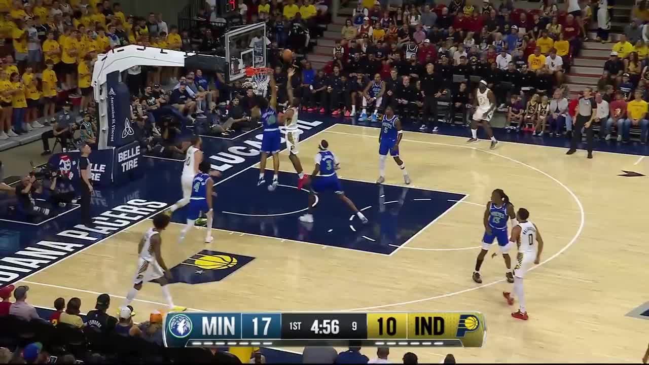 Tyrese Haliburton with the nice feed