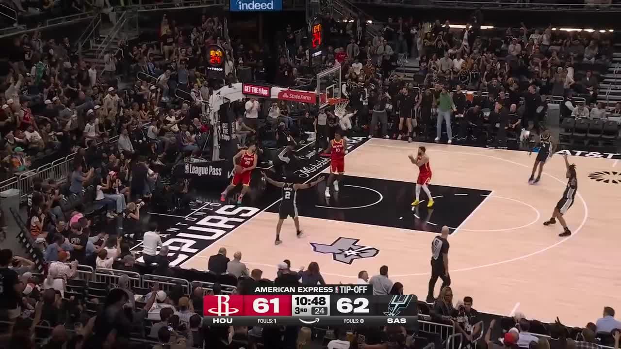 San Antonio Spurs vs. Houston Rockets - Game Highlights