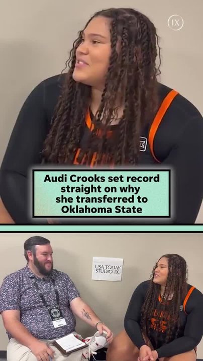 Audi Crooks says money was not reason she transferred to Oklahoma State image