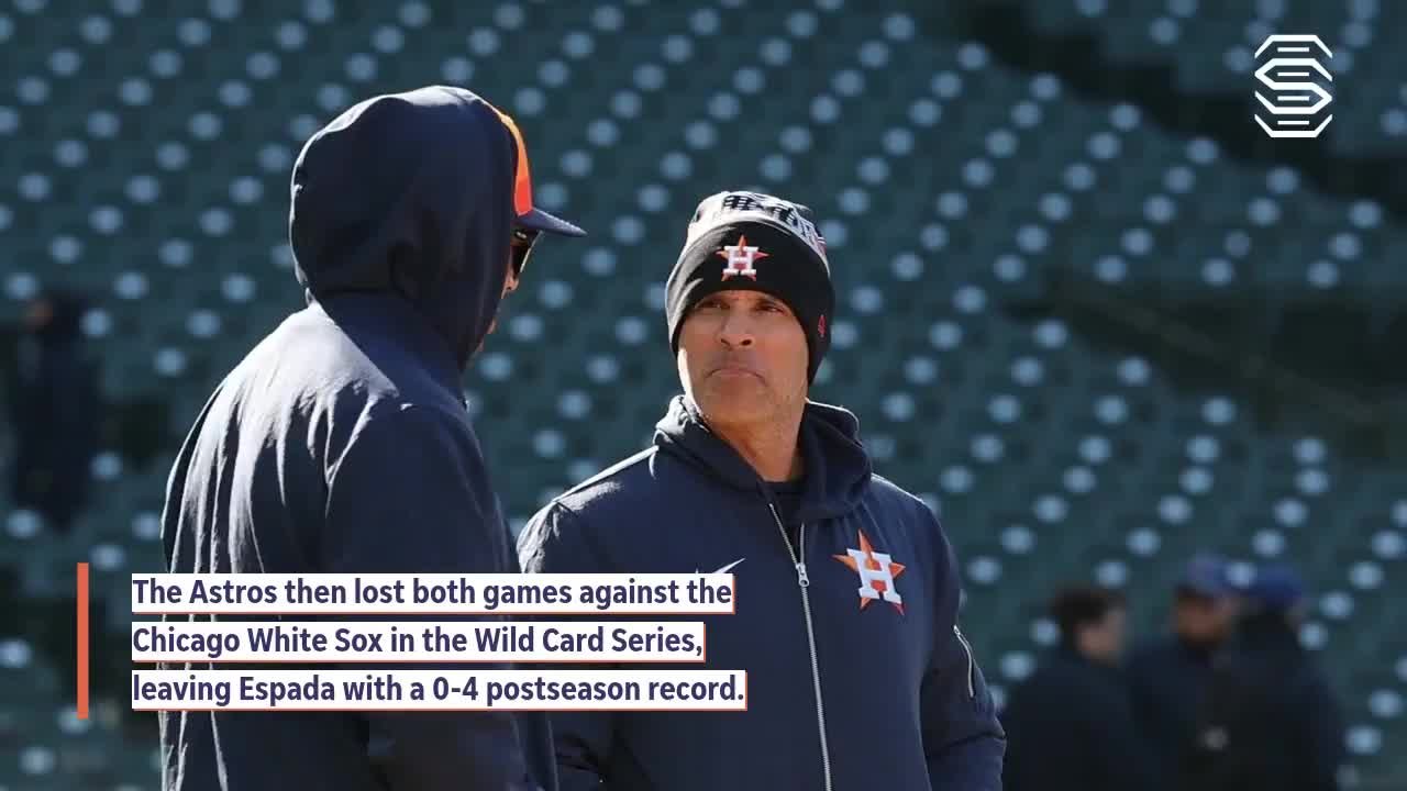 Astros Fire Joe Espada After Wild Card Exit Against White Sox