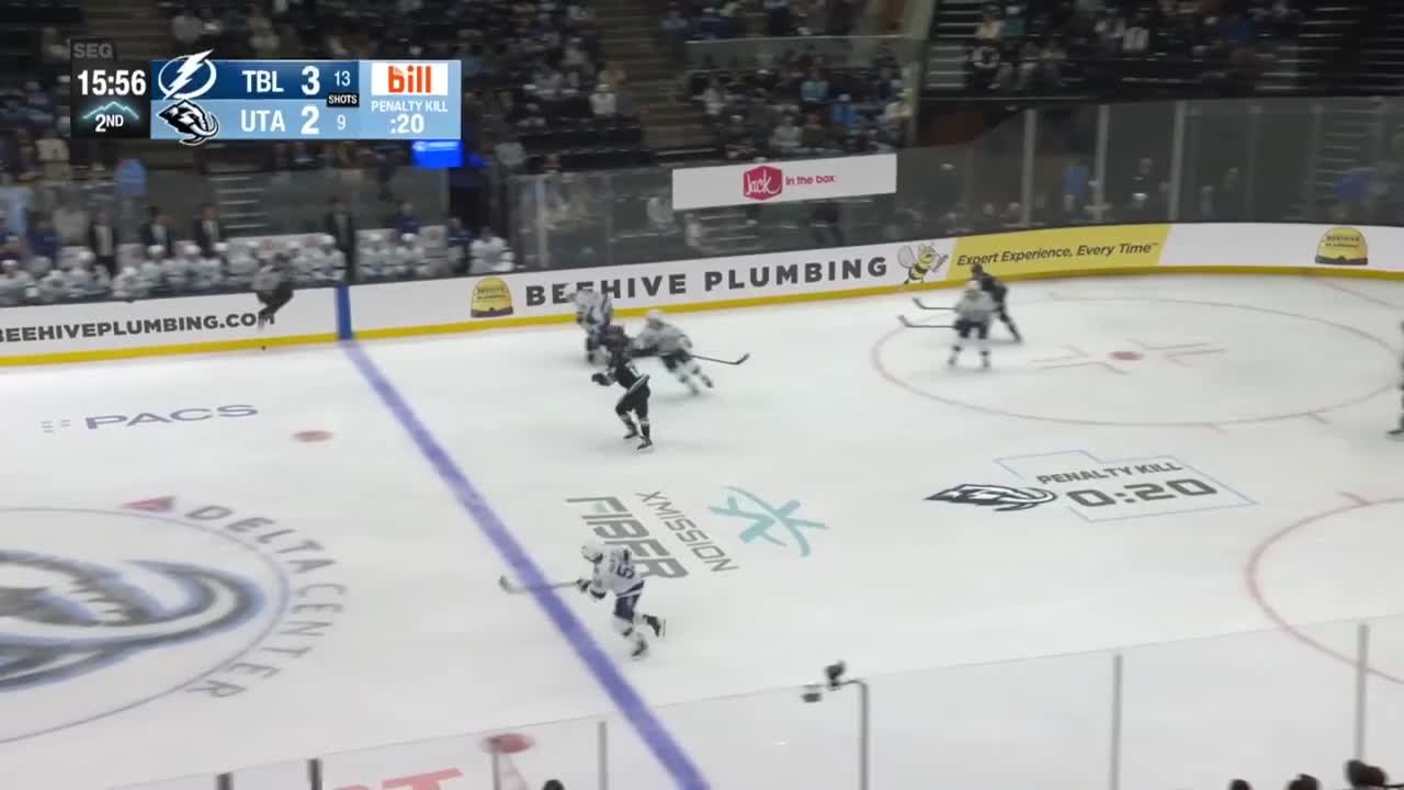 Dennis Hildeby with a Goalie Save vs. Utah Mammoth