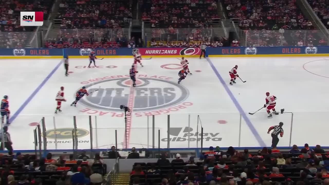 William Carrier with a Hit vs. Edmonton Oilers