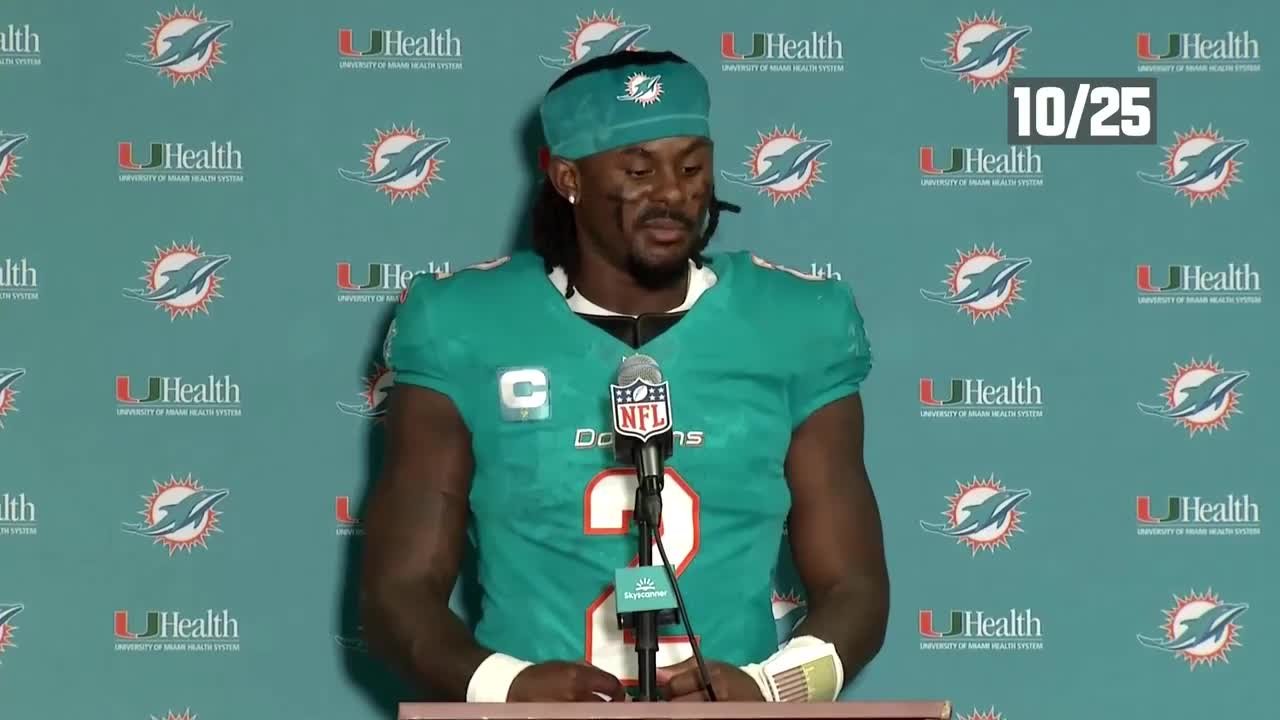 Malik Willis on his first win as a Dolphin