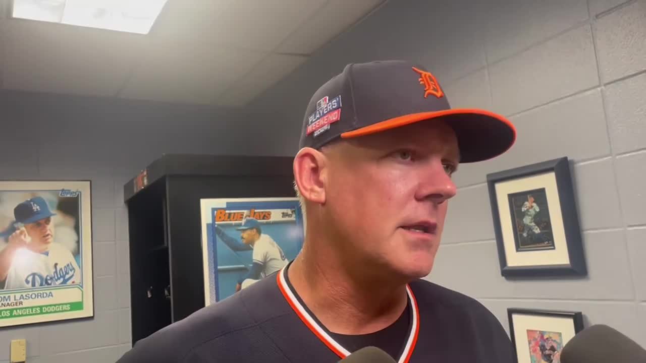 Manager A.J. Hinch talks Detroit Tigers sweep by Kansas City Royals