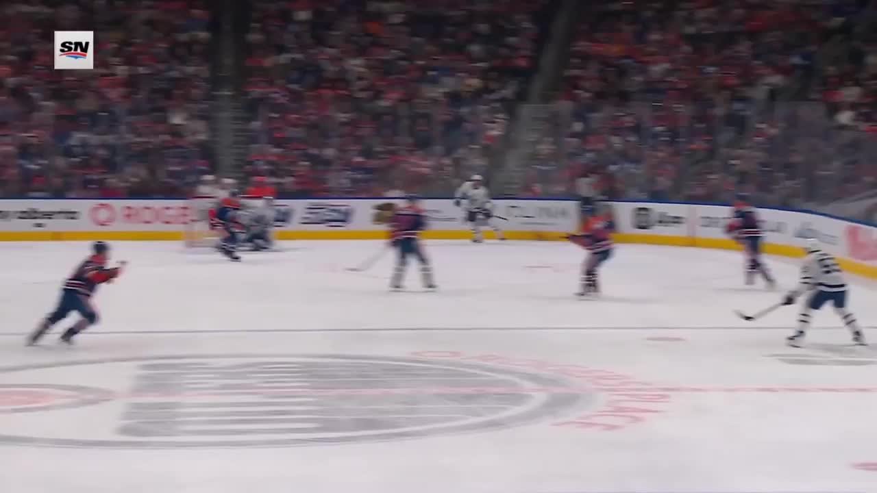 Jack Roslovic with a Goal vs. Edmonton Oilers