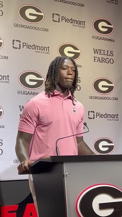WATCH Quintavius Johnson on 'living up to standard' with Georgia football