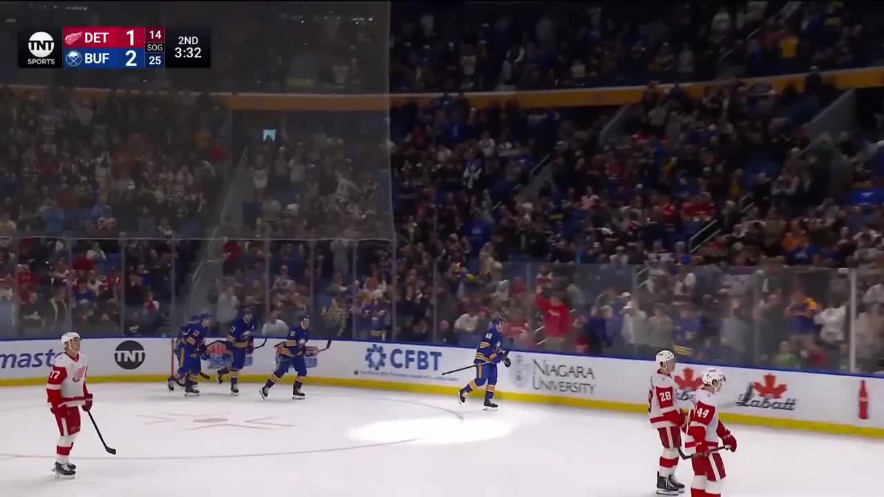 Tyson Kozak with a Goal vs. Detroit Red Wings