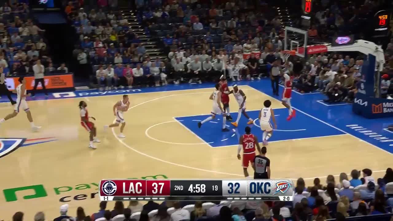 Derrick Jones Jr. throws down the alley-oop!
