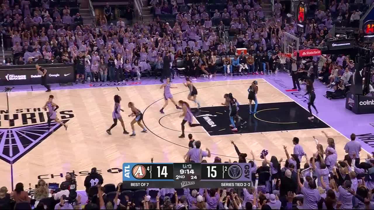 Veronica Burton Top Points vs. Atlanta Dream
