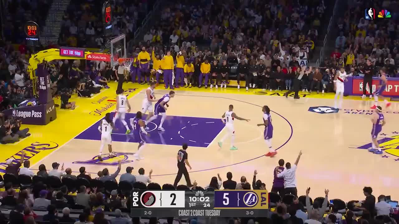 Los Angeles Lakers vs. Portland Trail Blazers - Game Highlights