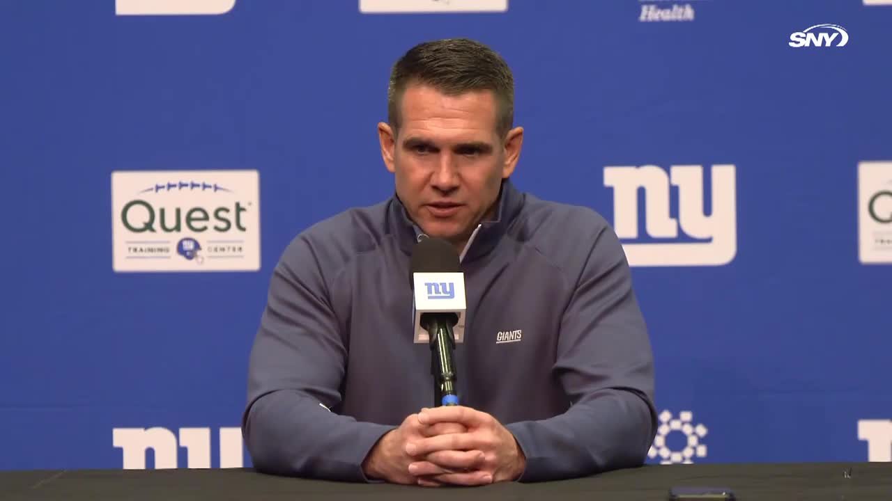 Giants GM Joe Schoen on trade targets, being in first place heading into bye