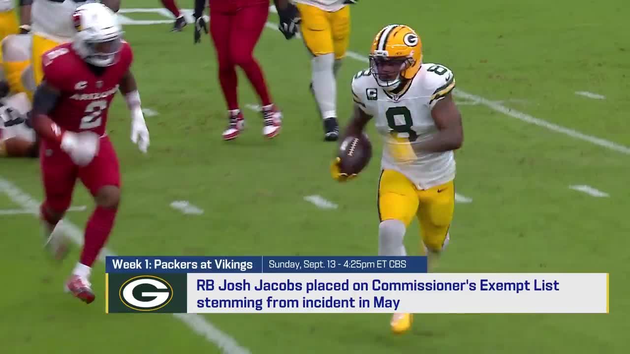Dales breaks down Packers' RB situation following Josh Jacobs being placed on Commissioner's Exempt List 'GMFB'