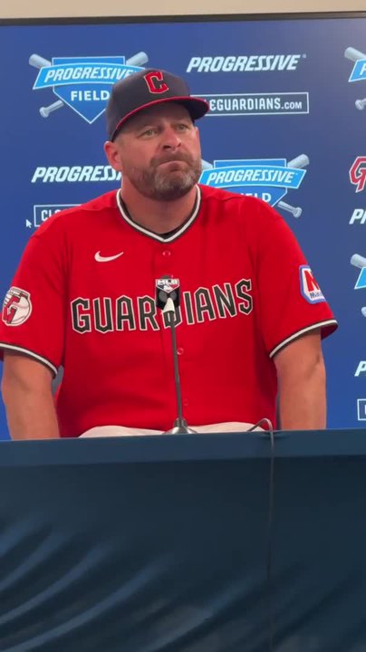 Watch Guardians manager Stephen Vogt talk after loss to Blue Jays