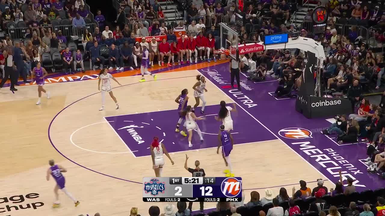 Sami Whitcomb Top 3-pointers vs. Washington Mystics