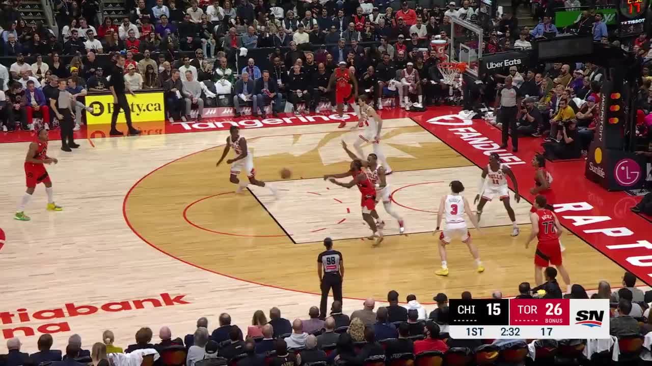 Scottie Barnes dials from long distance