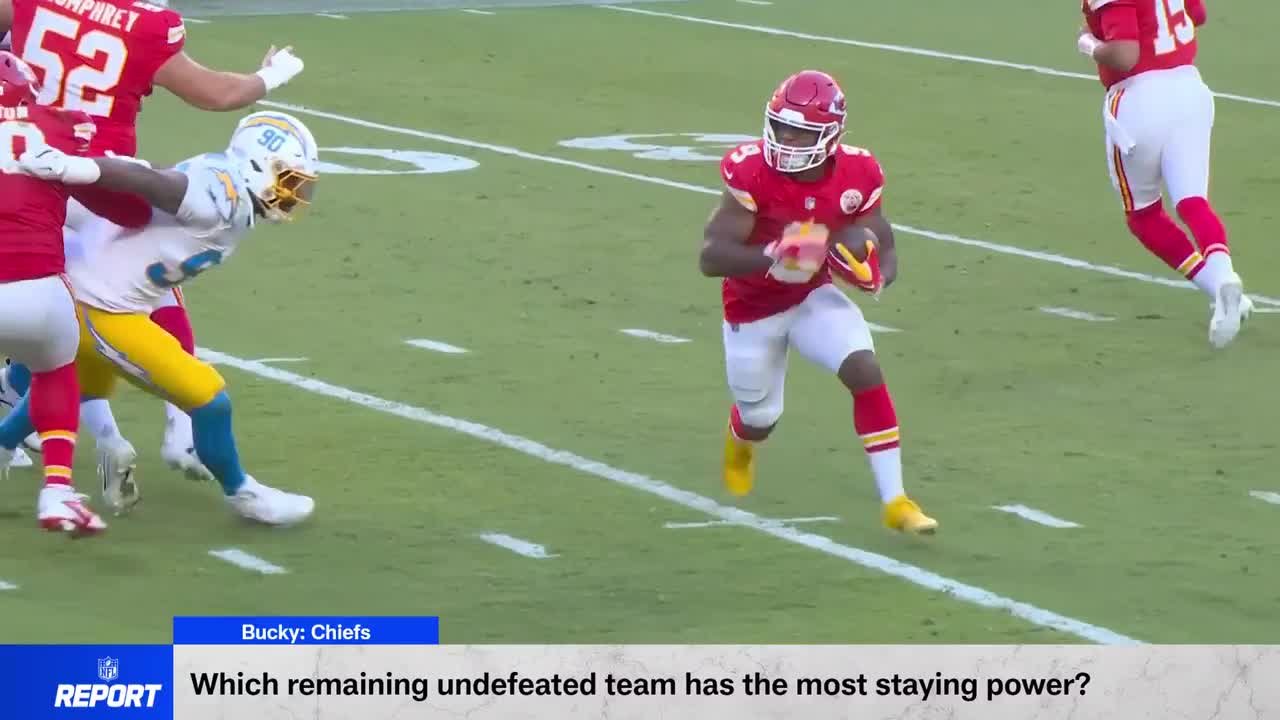 Bucky Brooks analyzes which undefeated team has the most staying power 'The NFL Report'