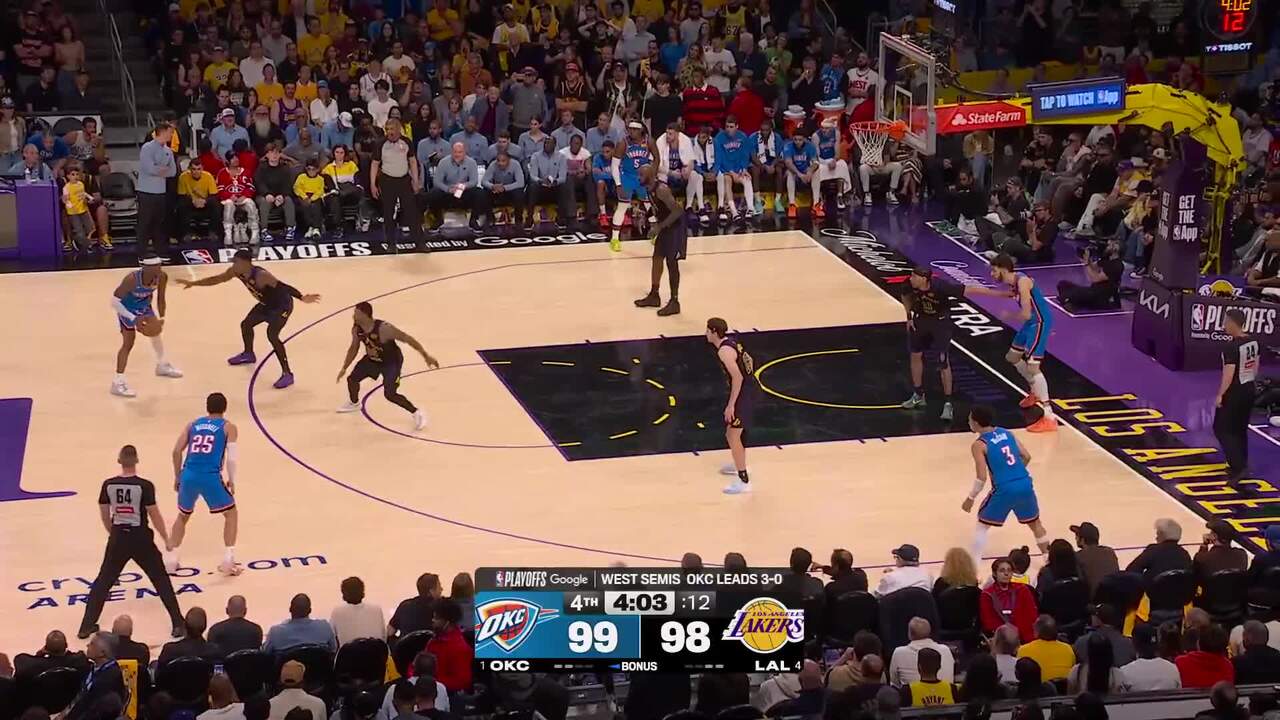 Los Angeles Lakers vs. Oklahoma City Thunder - Game Highlights