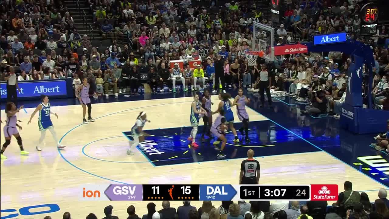 Tiffany Hayes Top 2-pointers vs. Dallas Wings