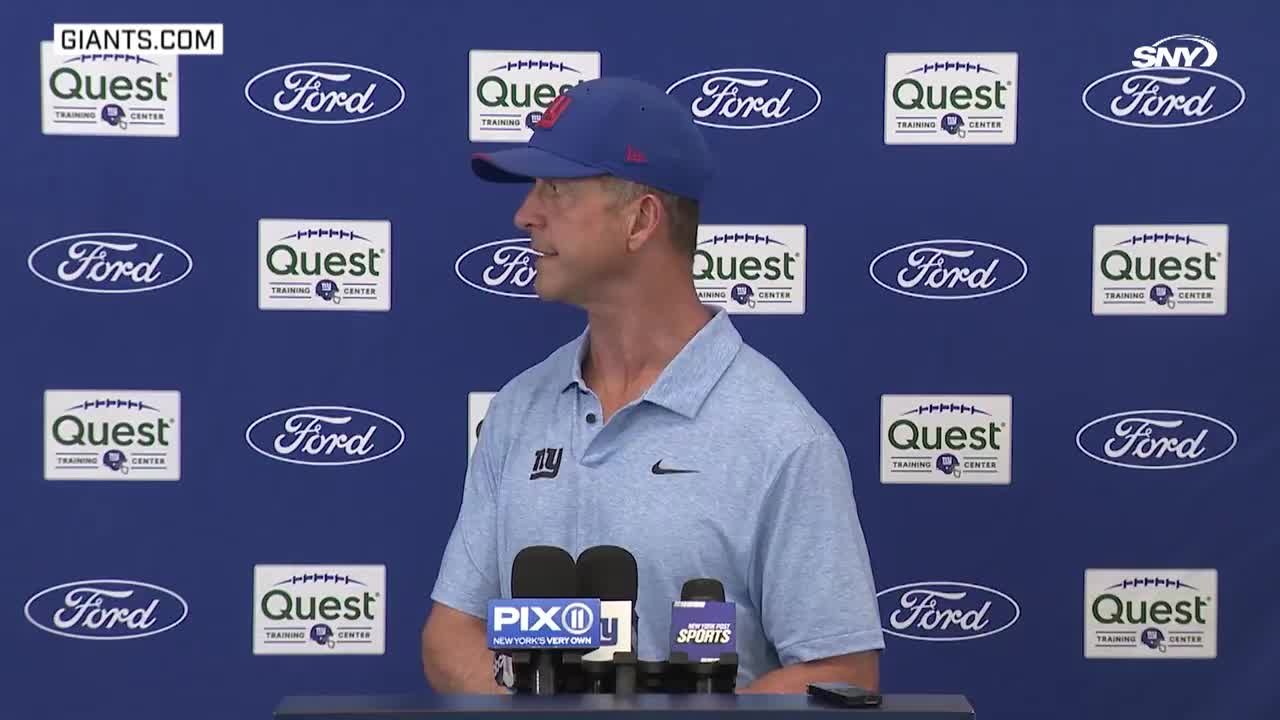 John Harbaugh on Odell Beckham Jr.'s great camp and Malik Nabers leaving practice early