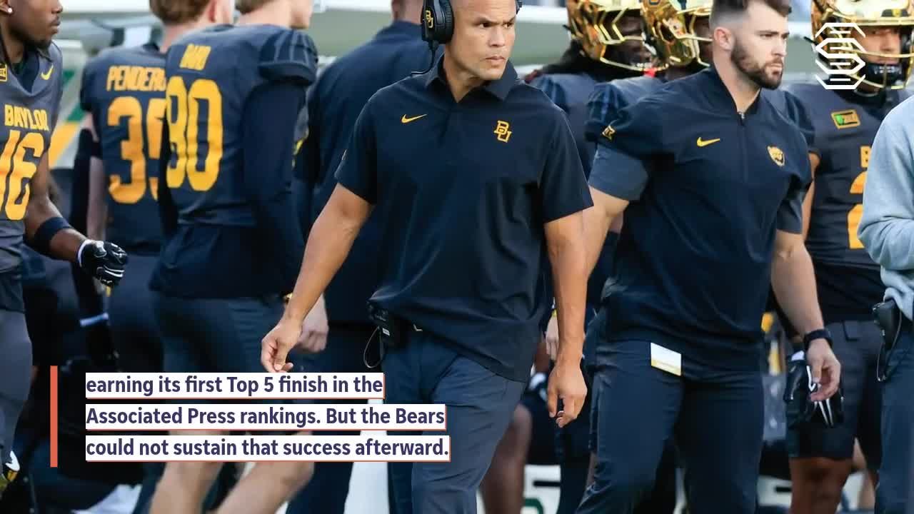 Baylor Fires Dave Aranda After 25-24 Loss to Kansas, Klanderman Named Interim