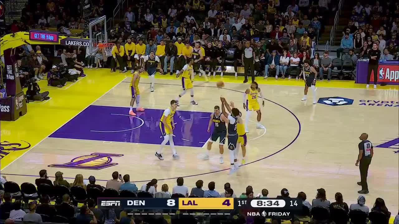 Cameron Johnson hits from way downtown