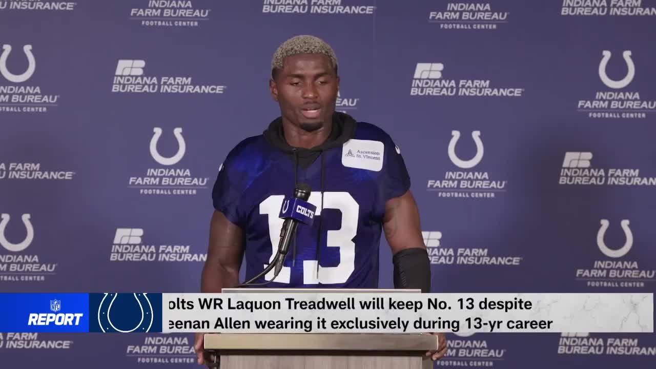 Colts WR Laquon Treadwell won't be giving his No. 13 jersey to Keenan Allen 'The NFL Report'