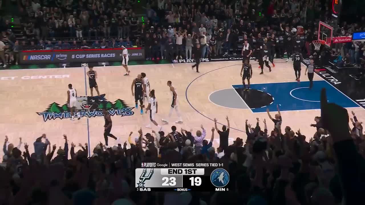 Minnesota Timberwolves vs. San Antonio Spurs - Game Highlights