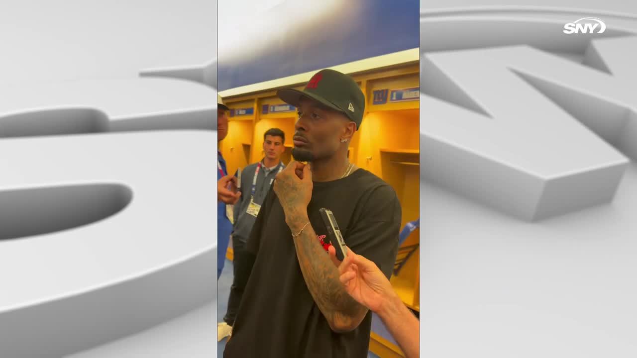 Odell Beckham Jr. talks playing in Giants first preseason game, getting open on the field