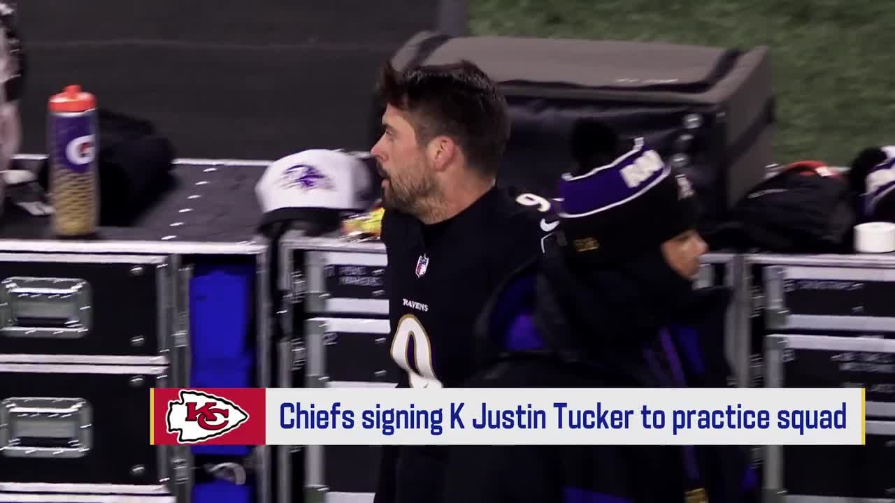 Garafolo: Chiefs signing K Justin Tucker to practice squad 'GMFB'