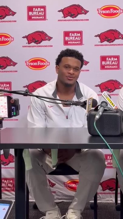 Joker Johnson details pick-6 in Arkansas football's victory over Vanderbilt