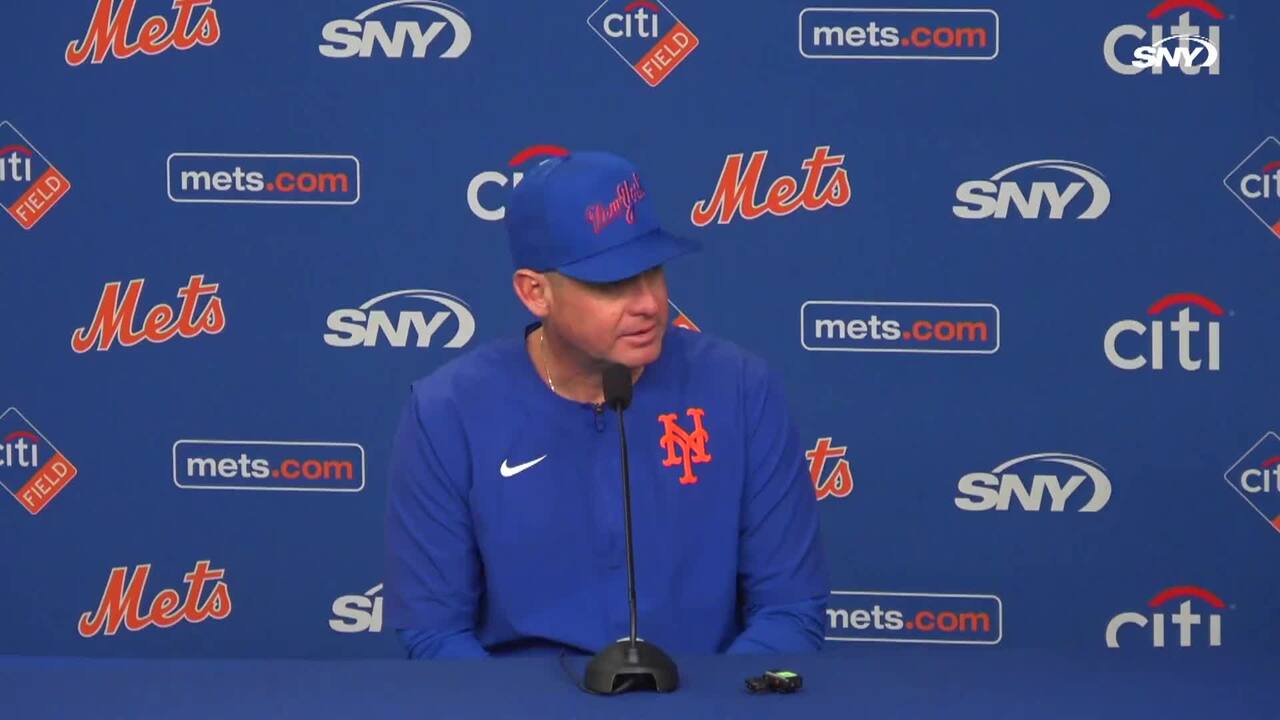 Carlos Mendoza on offensive production at first base: 'Obviously we expect more.'