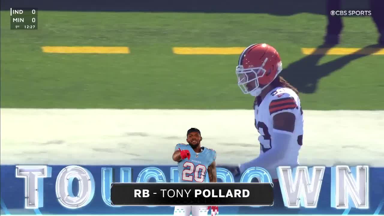 Can't-Miss Play: Tony Pollard's longest TD run of 2026 opens scoring in Browns-Titans