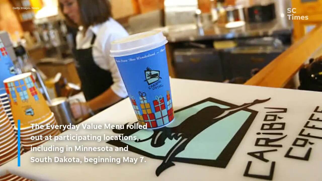 Caribou Coffee launches value menu in Minnesota, South Dakota