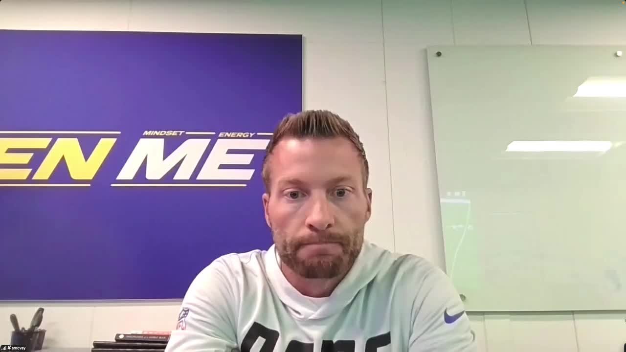 Sean McVay on team mindset ahead of Week 8 matchup vs. Chargers