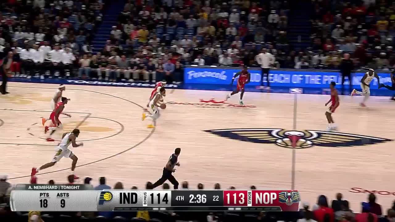Pascal Siakam gets the And-1