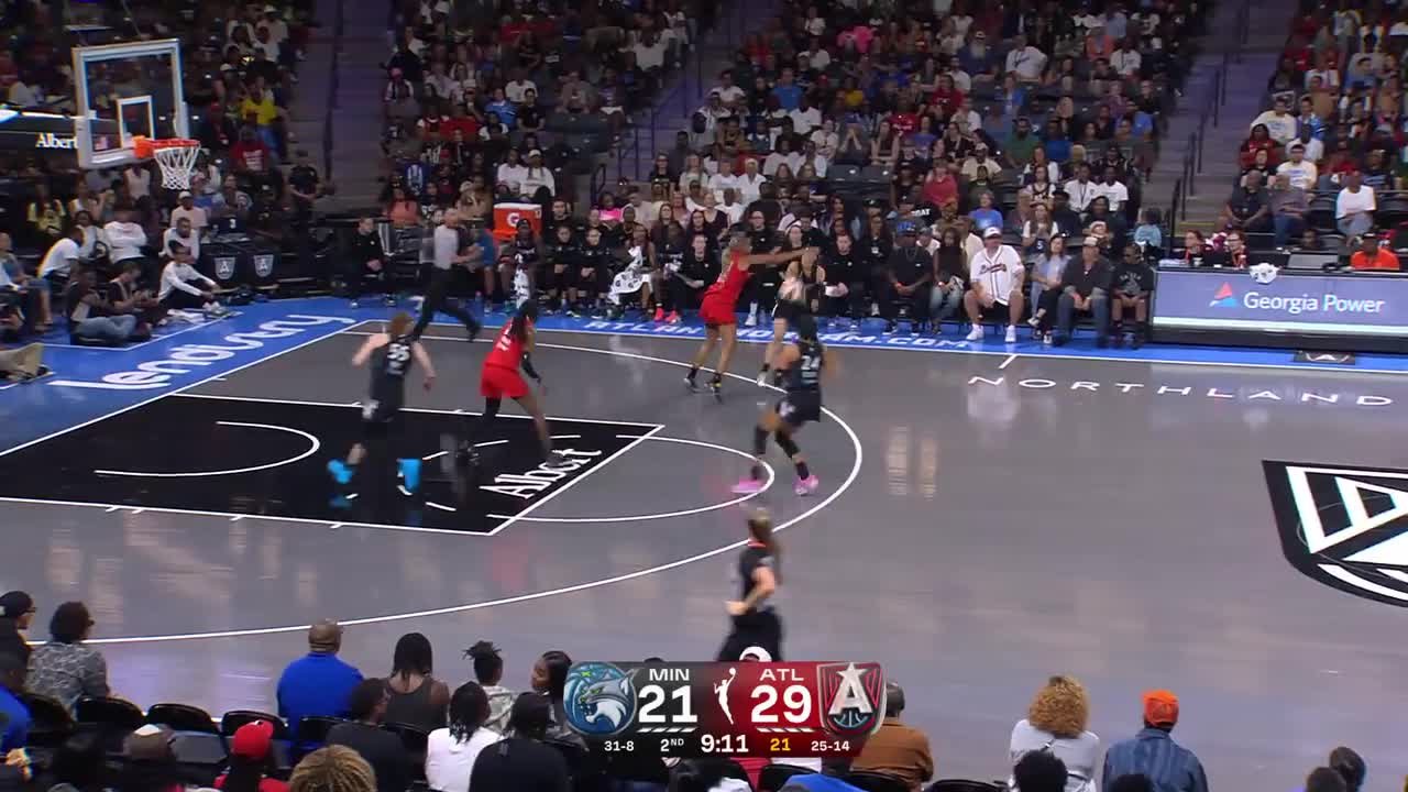 Chloe Bibby Top 2-pointers vs. Atlanta Dream
