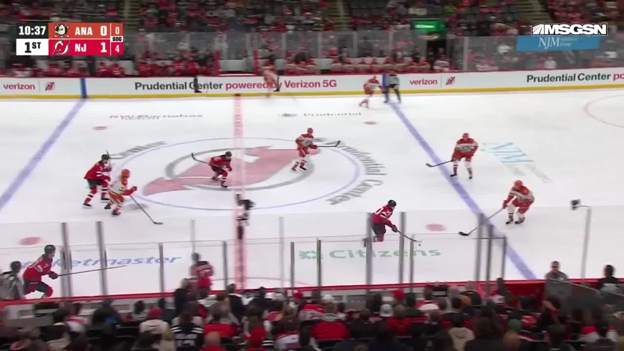 Ville Husso with a Goalie Save vs. New Jersey Devils