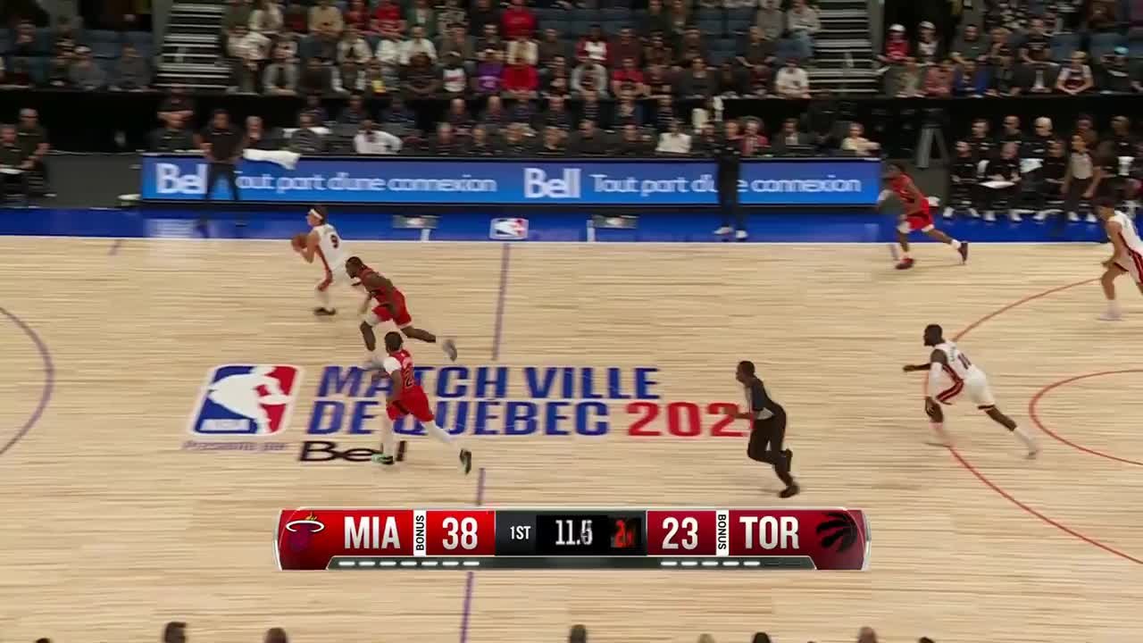 Pelle Larsson scores and draws the foul
