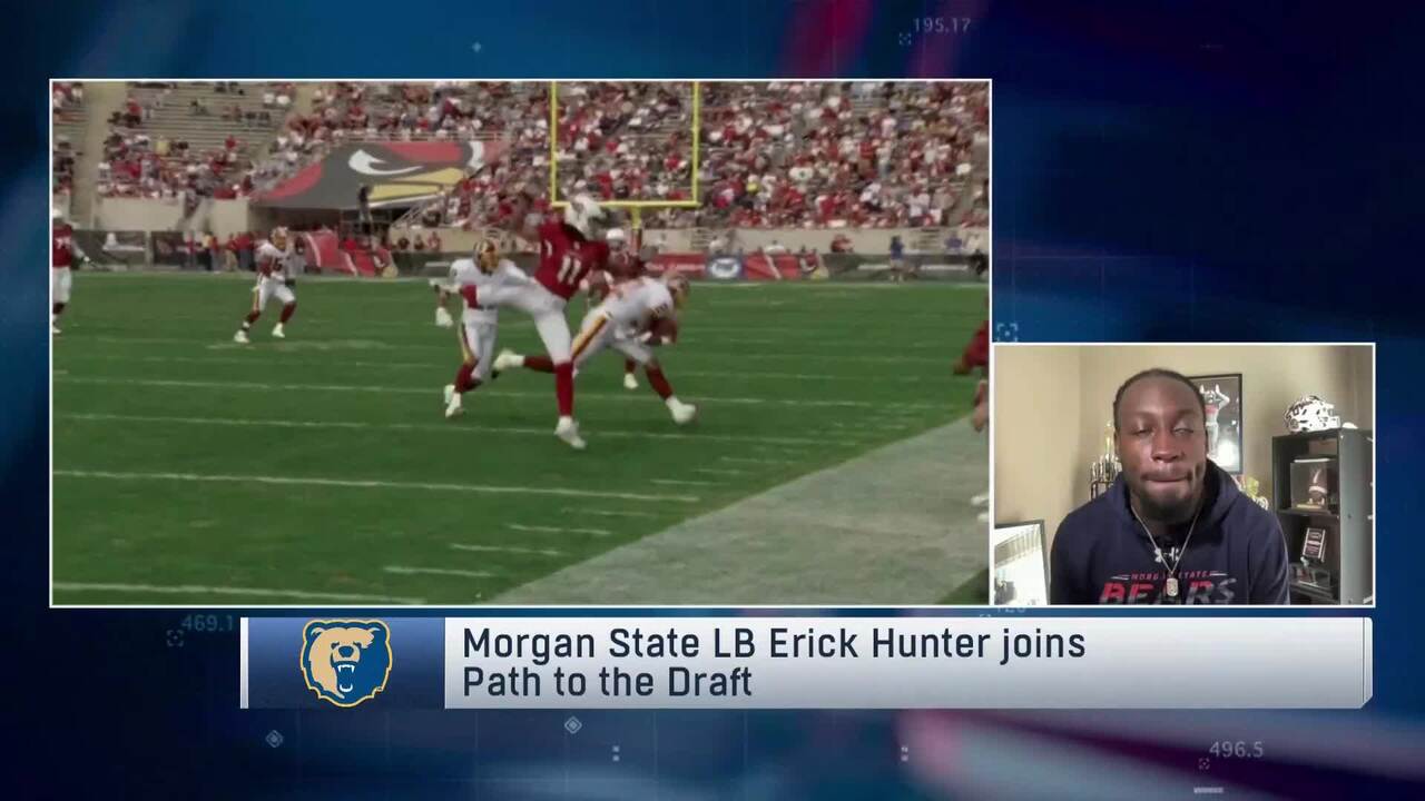 Morgan State prospect LB Erick Hunter joins 'Path to the Draft' 10 days before the 2026 NFL Draft
