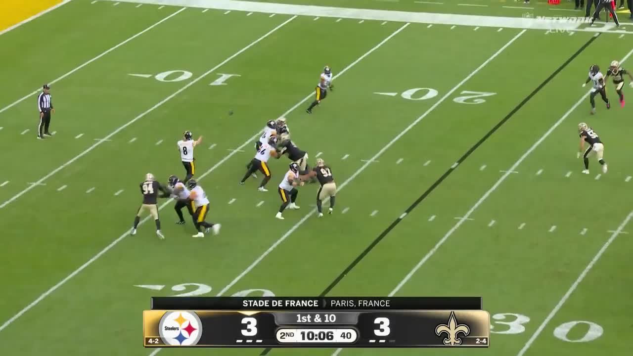 Jaylen Warren's best plays from 137-yard game vs. Saints Week 7