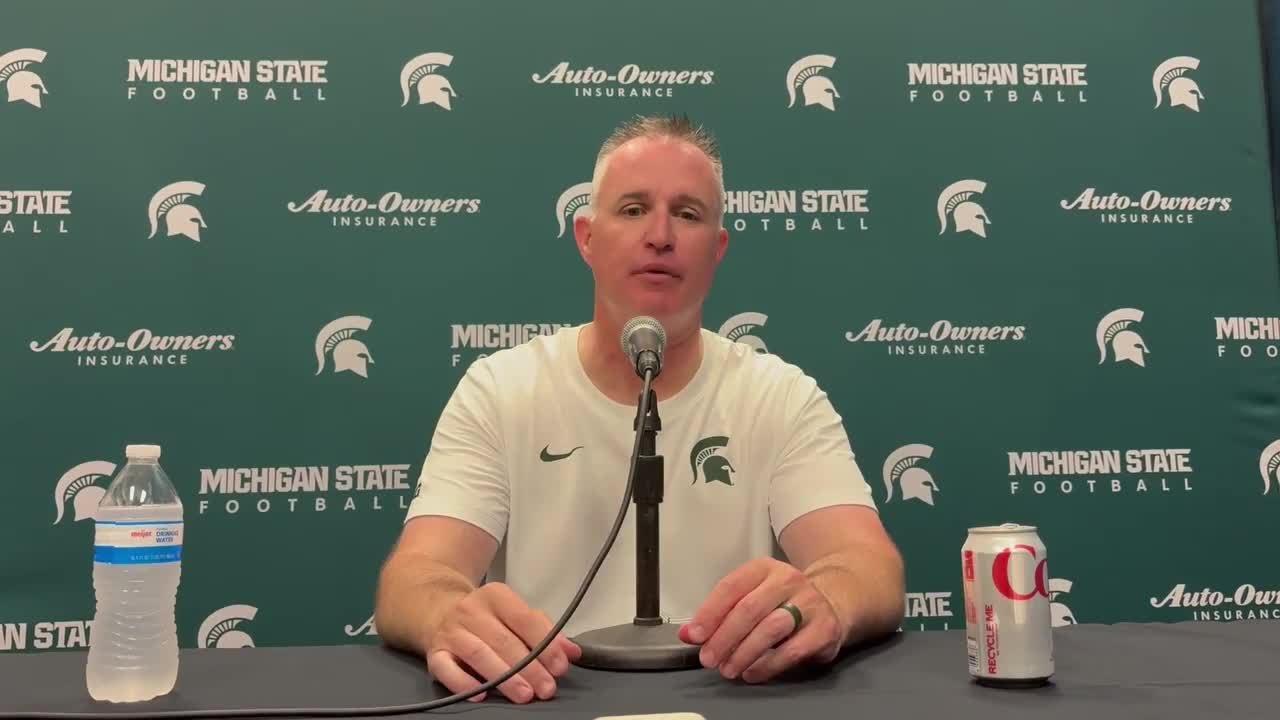 Michigan State football's Pat Fitzgerald on frustrating loss to UCLA