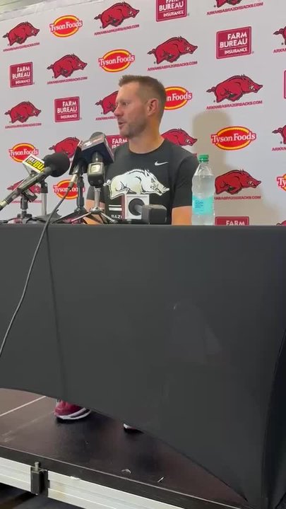 Watch Ryan Silverfield's opening statement after Arkansas' loss to Texas A&M