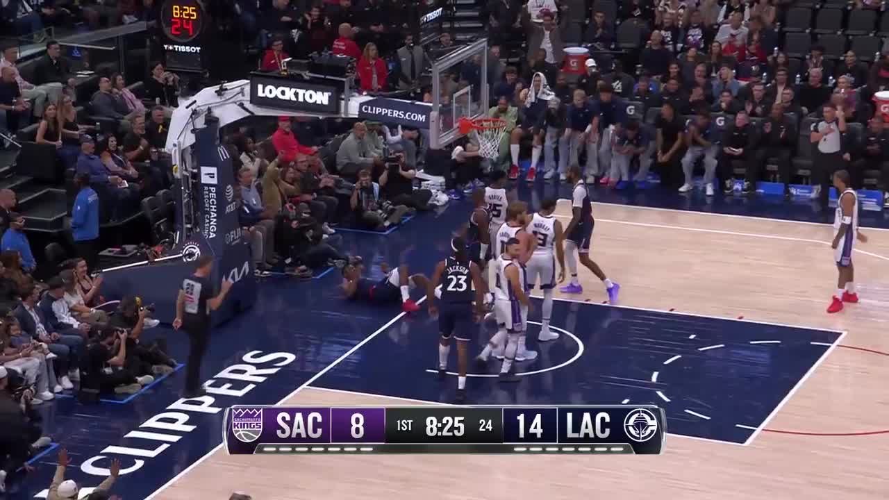 Rui Hachimura with the And-1!