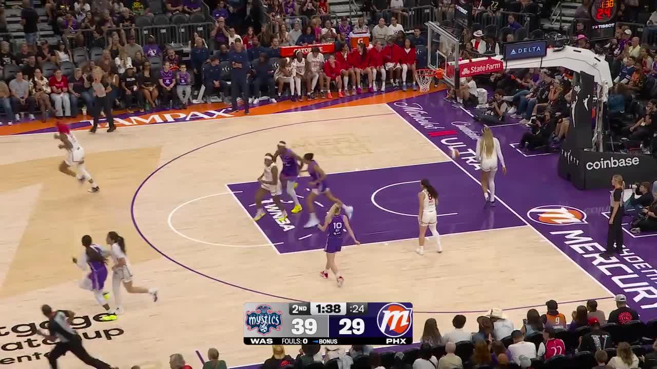 Noemie Brochant Top Points vs. Washington Mystics