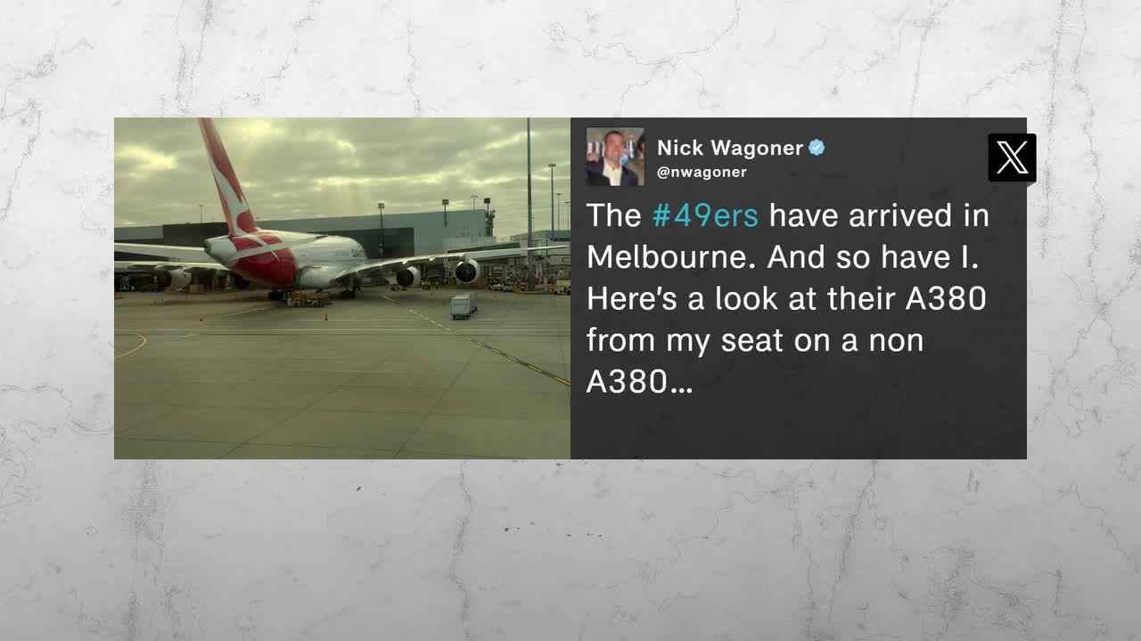 49ers arrive in Melbourne 'The NFL Report'