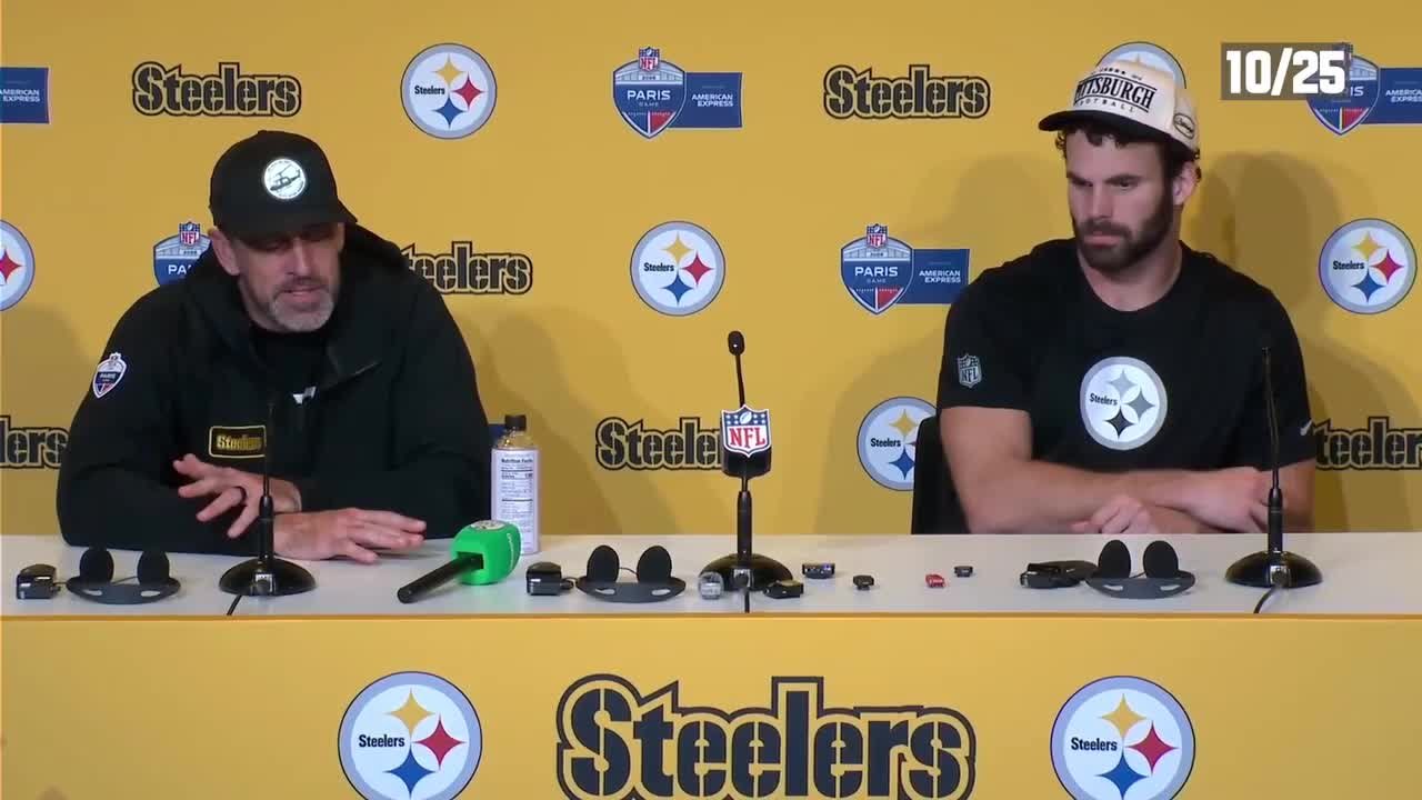 Aaron Rodgers and Payton Wilson reflect on win over Saints in Paris