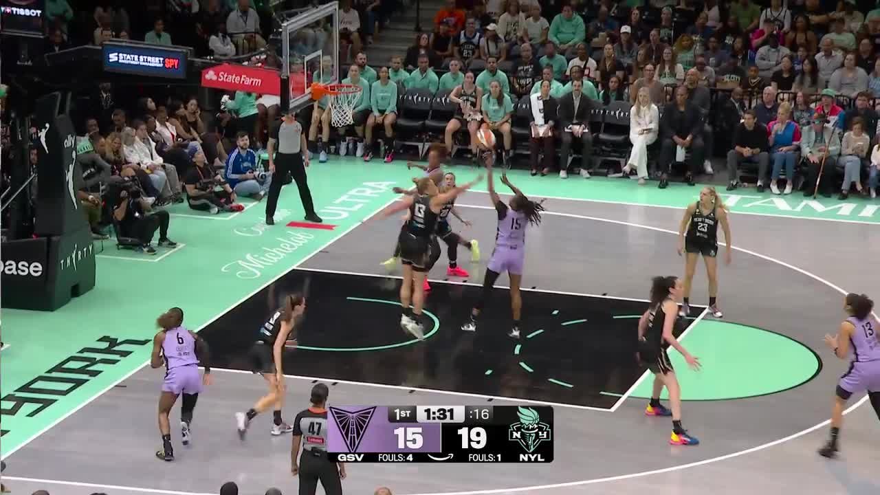 Tiffany Hayes Top Points vs. New York Liberty