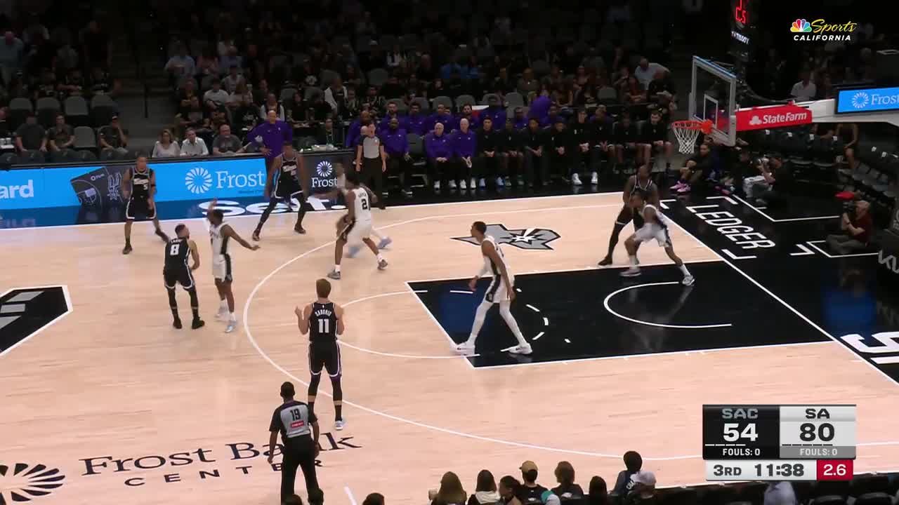 Zach LaVine nails it from behind the arc