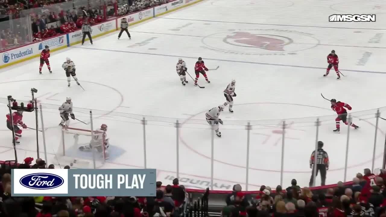 Simon Nemec with a Goal vs. Chicago Blackhawks
