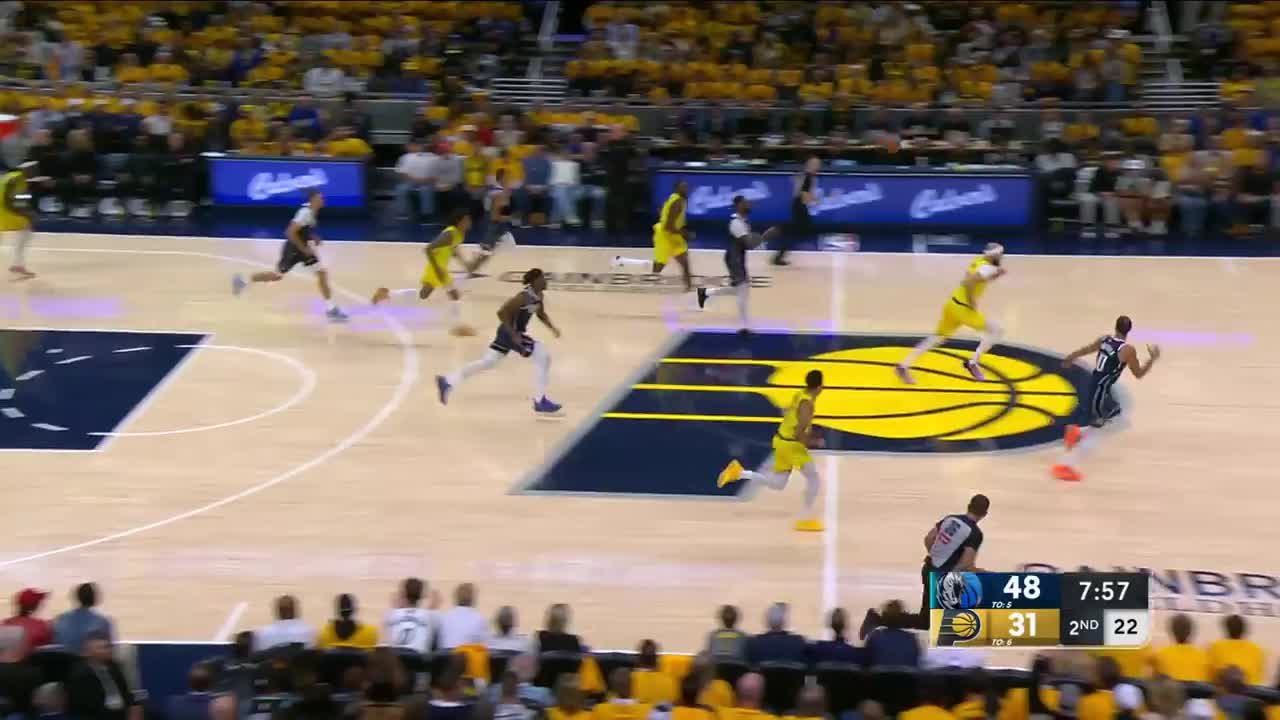 Zaccharie Risacher with the flush